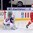 MINSK, BELARUS - MAY 20: Denmark's Kim Staal #19 turns as the puck sails by Slovakia's Jan Laco #50 for Team Denmark's first goal of the game during preliminary round action at the 2014 IIHF Ice Hockey World Championship. (Photo by Richard Wolowicz/HHOF-IIHF Images)

